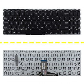 کیبرد لپ تاپ ایسوس VivoBook X509 مشکی-اینترکوچک بدون فریم به همراه کلید پاور