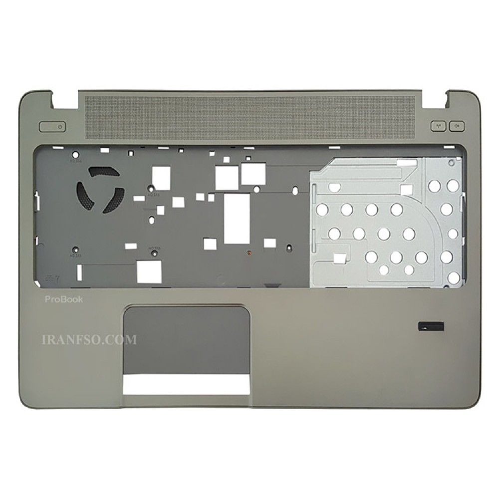 قاب کنار کیبرد لپ تاپ اچ پی ProBook 450-G1 بژ-با فینگرپرینت به همراه تاچ پد-خط و خش دار