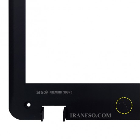 قاب جلو ال سی دی لپ تاپ اچ پی ProBook 4540 مشکی-خط و خش دار