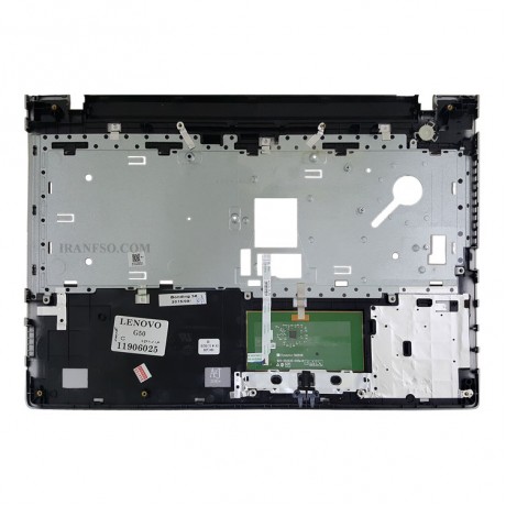 قاب کنار کیبرد لپ تاپ لنوو IdeaPad G50-70 نقره ای-به همراه تاچ پد