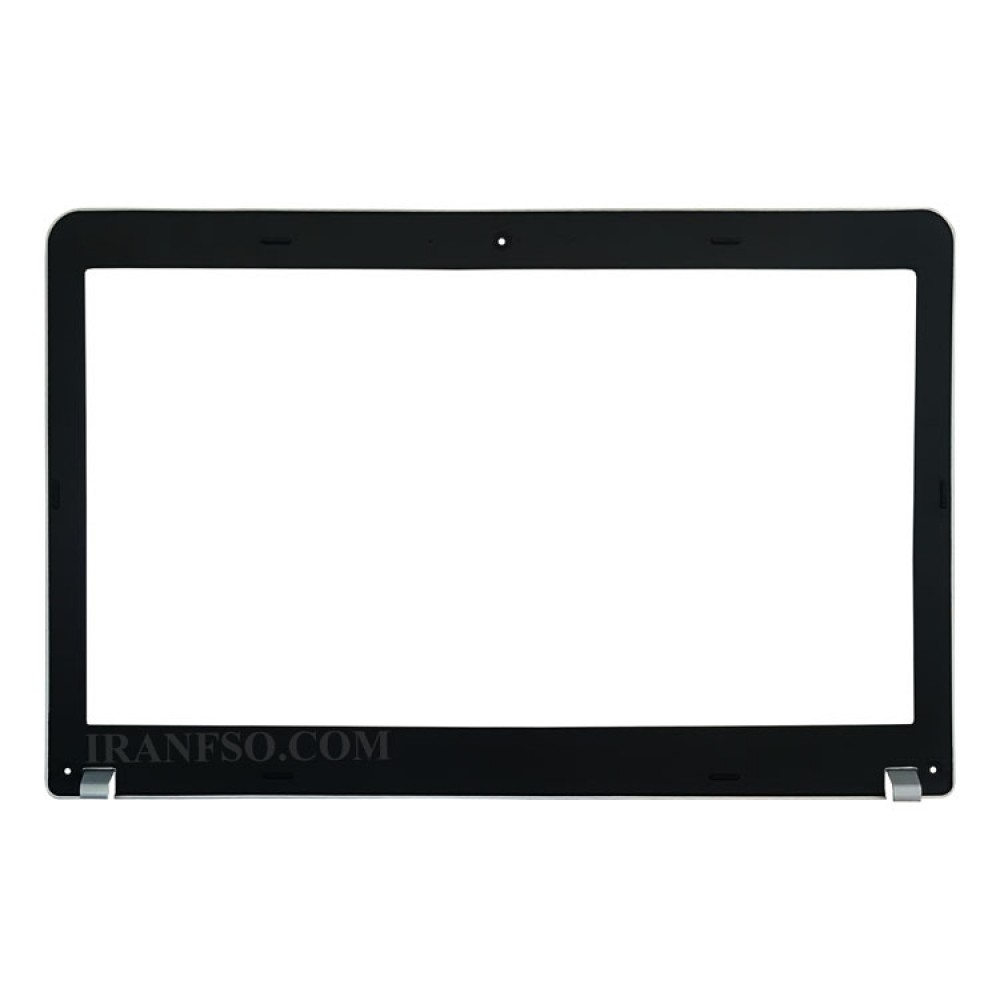 قاب جلو ال سی دی لپ تاپ لنوو Thinkpad Edge E540 مشکی-نقره ای غیرتاچ چهار پیچ