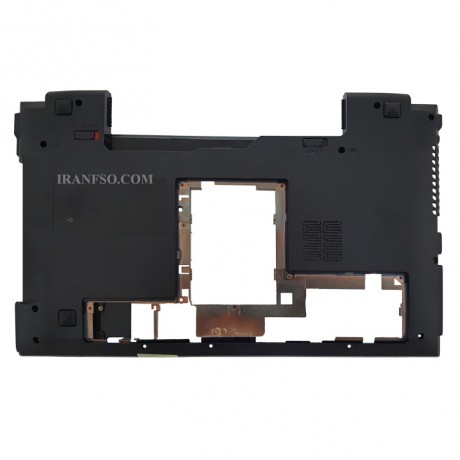 قاب کف لپ تاپ لنوو Case D IdeaPad B570 مشکی-خط و خش دار
