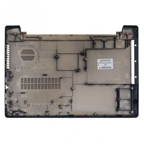 قاب کف لپ تاپ لنوو IdeaPad 110-15ACL AMD-Touch مشکی-بدون پلاستیک کف