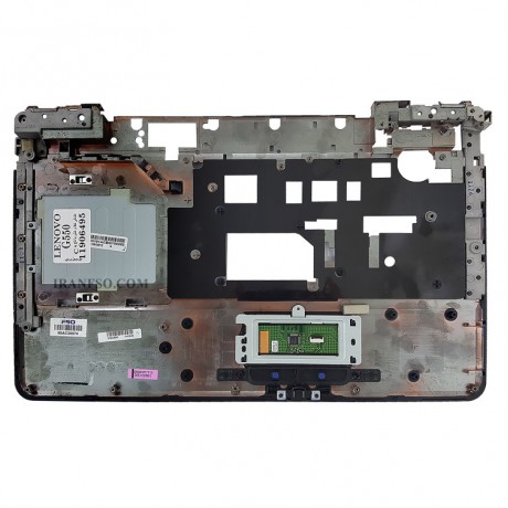 قاب کنار کیبرد لپ تاپ لنوو Ideapad G550 مشکی به همراه تاچ پد-خط و خش دار