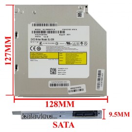 درایو لپ تاپ دی وی دی رایتر توشیبا-سامسونگ Sata Superslim 9.5mm ریفر-شش ماه گارانتی