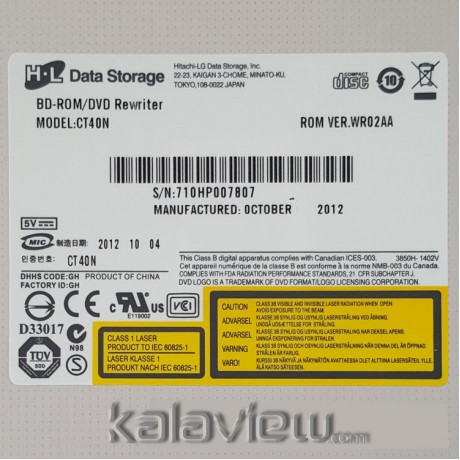 درایو لپ تاپ بلوری رام H.L Sata Slim 12.7mm