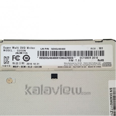 درایو لپ تاپ دی وی دی رایتر H.L Sata Superslim E1 9mm ریفر-شش ماه گارانتی
