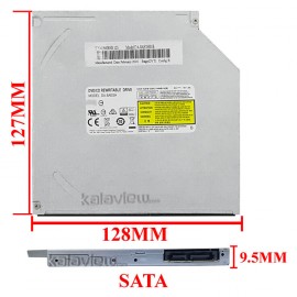 درایو لپ تاپ دی وی دی رایتر فیلیپس لایتون Sata Superslim 9.5mm ریفر-شش ماه گارانتی