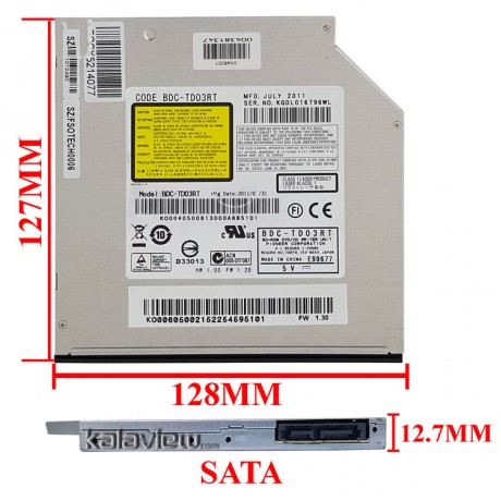 درایو لپ تاپ بلوری رام پایونیر Sata Slim 12.7mm