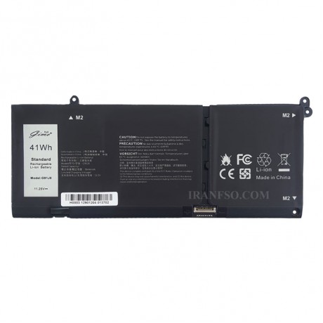باتری لپ تاپ دل Latitude 3320 G91J0 Gimo Plus مشکی داخلی-41 وات ساعت