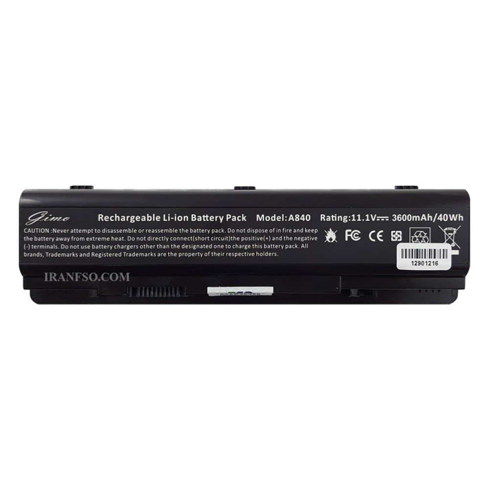 باتری لپ تاپ دل Vostro A860-6Cell مشکی-40 وات ساعت