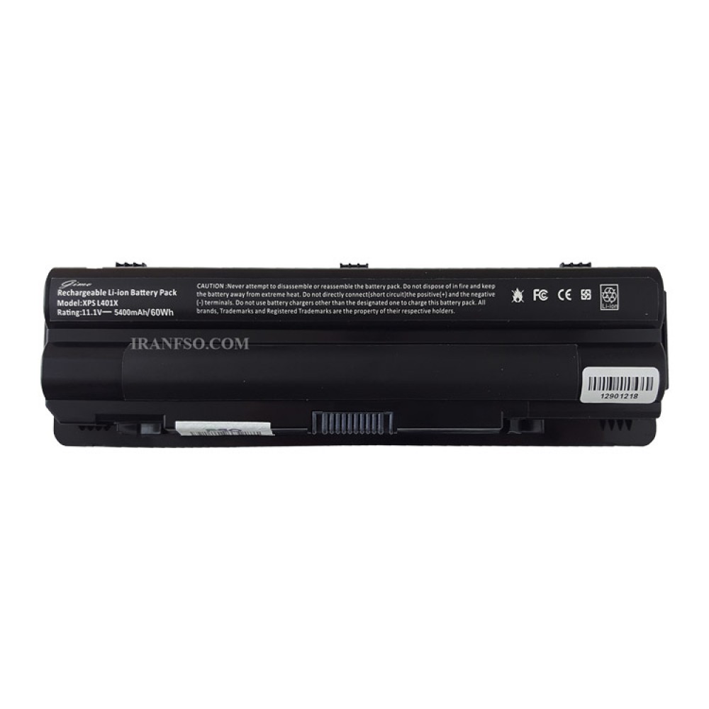 باتری لپ تاپ دل XPS L502-9Cell مشکی-60 وات ساعت