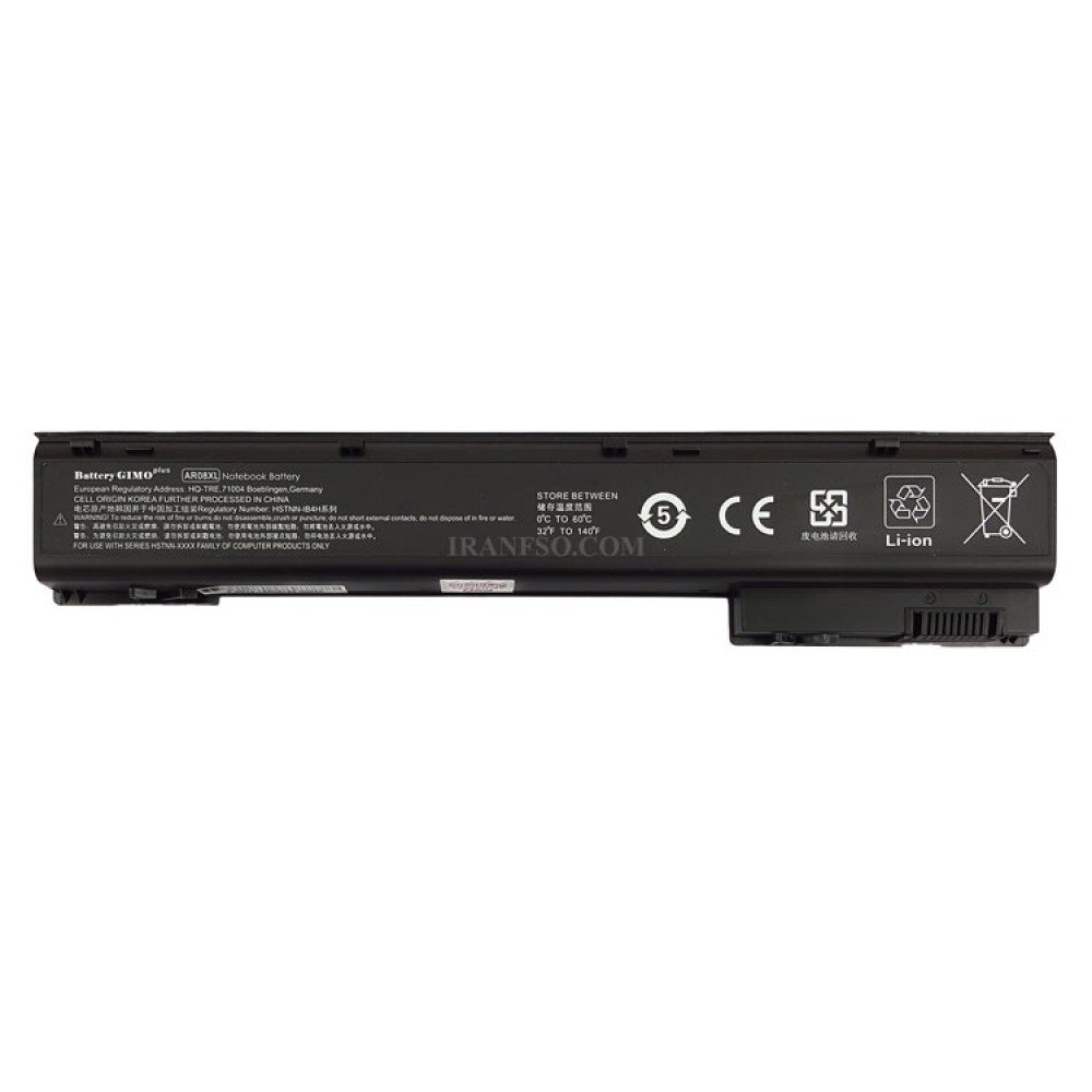 باتری لپ تاپ اچ پی HP ZBook 15-G1 Gimo Plus مشکی-45 وات ساعت