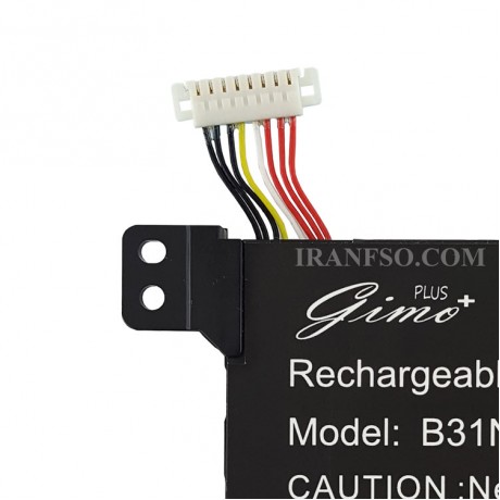 باتری لپ تاپ ایسوس K401 B31N1424 Gimo Plus مشکی داخلی-48 وات ساعت