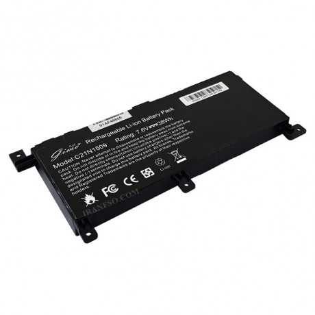 باتری لپ تاپ ایسوس X556 C21N1509 Gimo Plus مشکی داخلی-38 وات ساعت