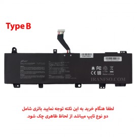باتری لپ تاپ ایسوس TUF Gaming FX506-FX706 Type B C41N1906 Gimo Plus مشکی-داخلی-48 وات ساعت