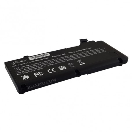 باتری لپ تاپ اپل MacBook A1322 Pro 13inch 2009-2012 Gimo Plus مشکی
