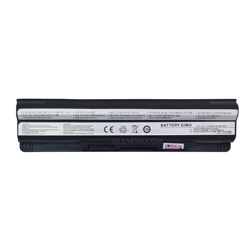 باتری لپ تاپ ام اس آی S14-6Cell مشکی-45 وات ساعت