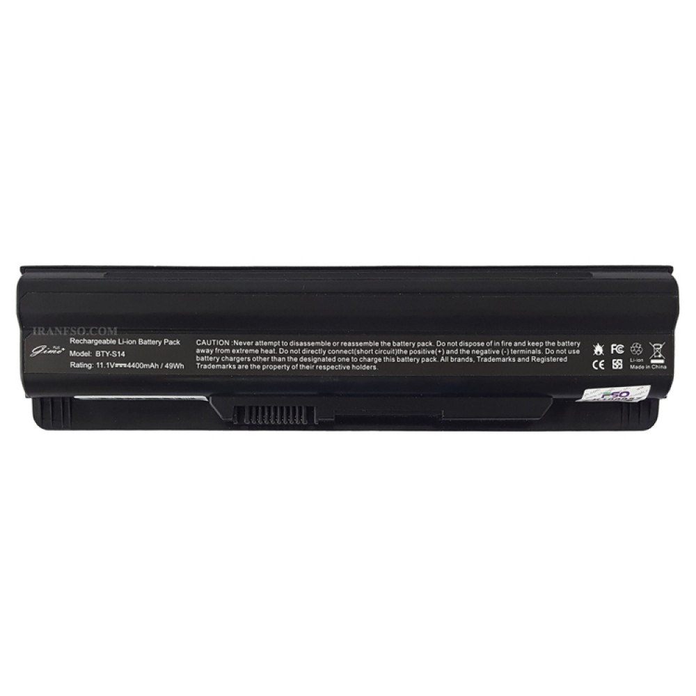 باتری لپ تاپ ام اس آی S14-6Cell Gimo Plus مشکی-49 وات ساعت