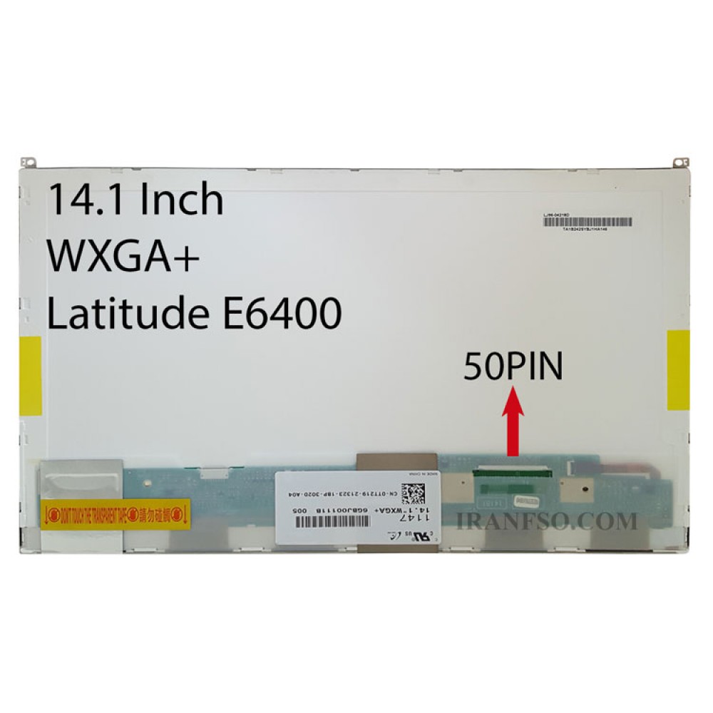 ال ای دی لپ تاپ 14.1 ضخیم 50 پین برای دل Latitude E6400