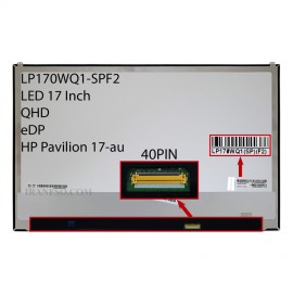 ال ای دی لپ تاپ 17.0 LG LP170WQ1-SPF2 نازک مات 40 پین QHD-EDP برد پشت LED سوکت خاص