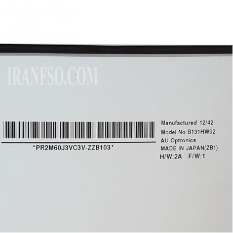 ال ای دی لپ تاپ 13.1 AUO B131HW02 New نازک Full HD پیکسل دار برای سونی VPC-Z