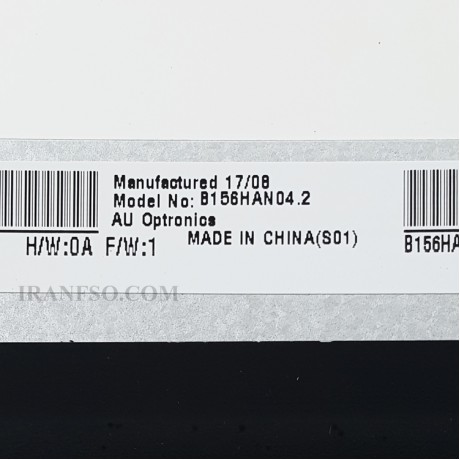 ال ای دی لپ تاپ 15.6 AUO B156HAN04.2 Grade A نازک مات 30 پین FHD-IPS-120HZ