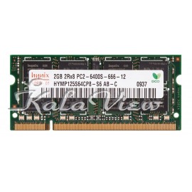 رم لپ تاپ Hynix DDR2( PC2 ) 800( 6400 ) 2Gb
