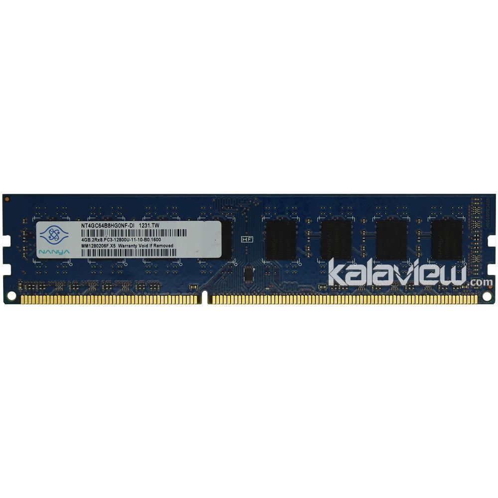 رم کامپیوتر نانیا 4GB مدل DDR3 باس 1600MHZ/12800 تایوان NT4GC64B8HG0NF-DI تایمینگ CL11