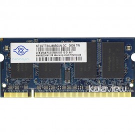 رم لپ تاپ نانیا 2GB مدل DDR2 باس 800MHZ/6400 سنگاپور NT2GT64U8HD0BN-AD (SG) تایمینگ CL6