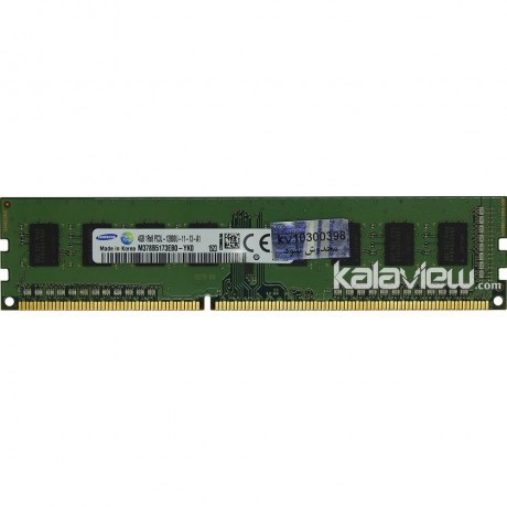 رم کامپیوتر سامسونگ 4GB مدل DDR3L باس 1600MHZ/12800 کره KR M378B5173EB0-YK0 1523 تایمینگ CL11
