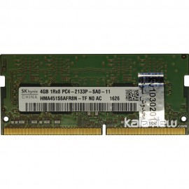 رم لپ تاپ اس کی هاینیکس 4GB مدل DDR4 باس 2133MHZ/17000 چین HMA451S6AFR8N-TF N0 AC تایمینگ CL15