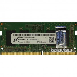 رم لپ تاپ میکرون 4GB مدل DDR4 باس 2400MHZ/19200 چین MTA4ATF51264HZ-2G3B1 تایمینگ CL17