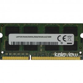 رم لپ تاپ میکس برند 8GB مدل DDR3L باس 1600MHZ/12800 بدون پک
