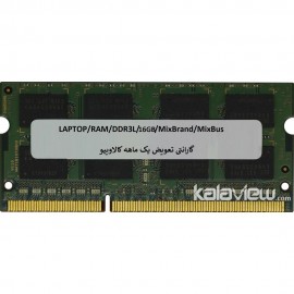 رم لپ تاپ میکس برند 16GB مدل DDR3L میکس باس بدون پک
