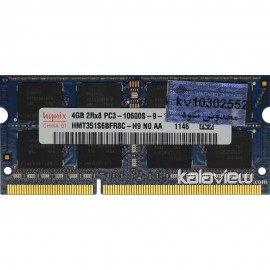 رم لپ تاپ هاینیکس 4GB مدل DDR3 باس 1333MHZ/10600 چین HMT351S6BFR8C-H9 N0 AA (CHN) تایمینگ CL9