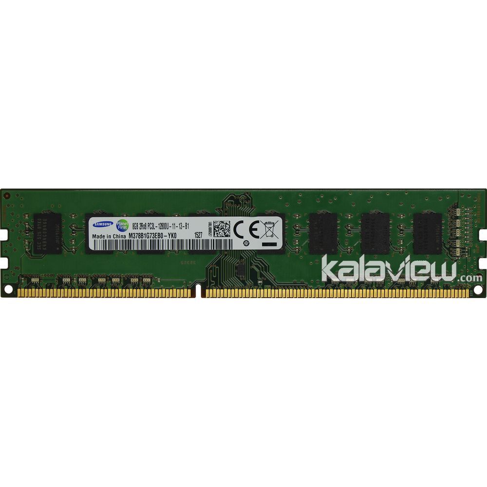 رم کامپیوتر سامسونگ 8GB مدل DDR3L باس 1600MHZ/12800 چین CN M378B1G73EB0-YK0 1527 تایمینگ CL11