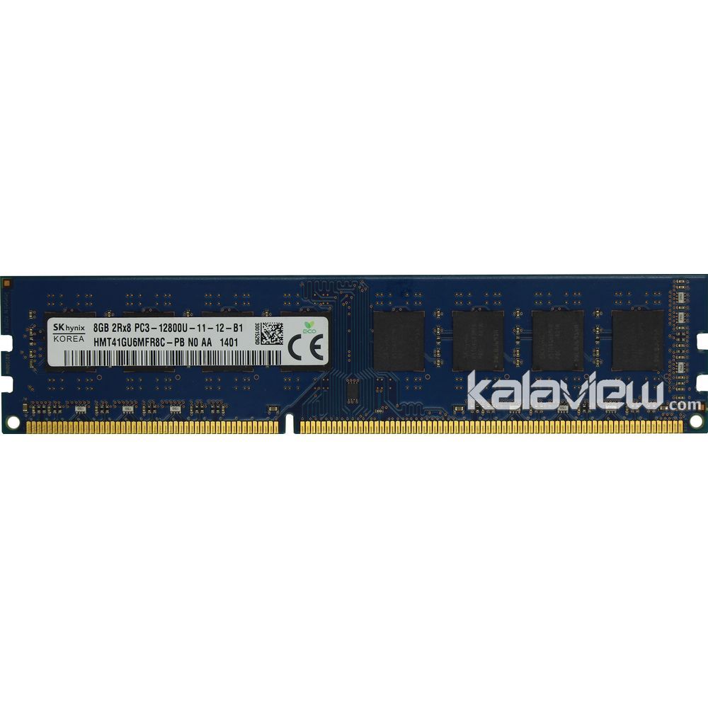 رم کامپیوتر اس کی هاینیکس 8GB مدل DDR3 باس 1600MHZ/12800 کره HMT41GU6MFR8C-PB N0 AA 401 تایمینگ CL11