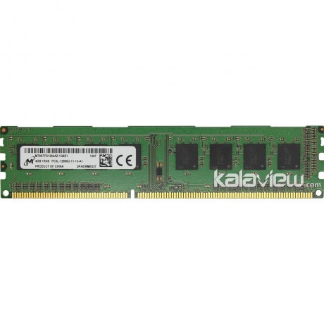 رم کامپیوتر میکرون 4GB مدل DDR3L باس 1600MHZ/12800 چین MT8KTF51264AZ-1G6E1 507 تایمینگ CL11