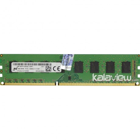 رم کامپیوتر میکرون 8GB مدل DDR3L باس 1600MHZ/12800 چین MT16KTF1G64AZ-1G6P1 617 تایمینگ CL11