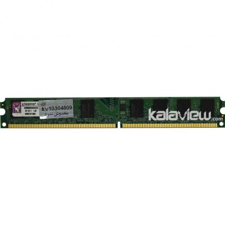 رم کامپیوتر کینگستون 2GB مدل DDR2 باس 800MHZ/6400 چین KVR800D2N5K2/4G تایمینگ CL5