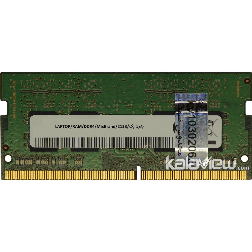 رم لپ تاپ میکس برند 4GB مدل DDR4 باس 2133MHZ/17000 بدون پک