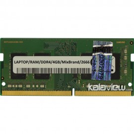 رم لپ تاپ میکس برند 4GB مدل DDR4 باس 2666MHZ/21300 بدون پک