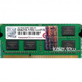 رم لپ تاپ ترنسند 4GB مدل DDR3 باس 1066MHZ/8500 تایوان 654210-1703 تایمینگ CL11