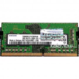 رم لپ تاپ سامسونگ 16GB مدل DDR4 باس 3200MHZ/25600 ویتنام VN M471A2G43BB2-CWE 2137 تایمینگ CL22