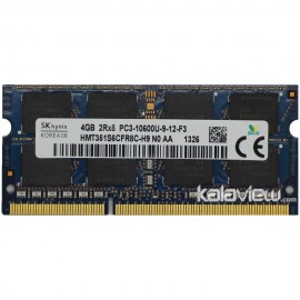رم لپ تاپ اس کی هاینیکس 4GB مدل DDR3 باس 1333MHZ/10600 کره HMT351S6CFR8C-H9 KR تایمینگ CL9