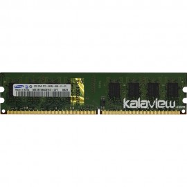 رم کامپیوتر سامسونگ 2GB مدل DDR2 باس 800MHZ/6400 کره KR M378T5663EH3-CF7 0923 تایمینگ CL6