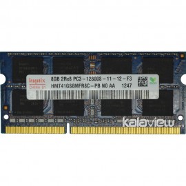 رم لپ تاپ هاینیکس 8GB مدل DDR3 باس 1600MHZ/12800 چین HMT41GS6MFR8C-PB N0 AA 247 تایمینگ CL11