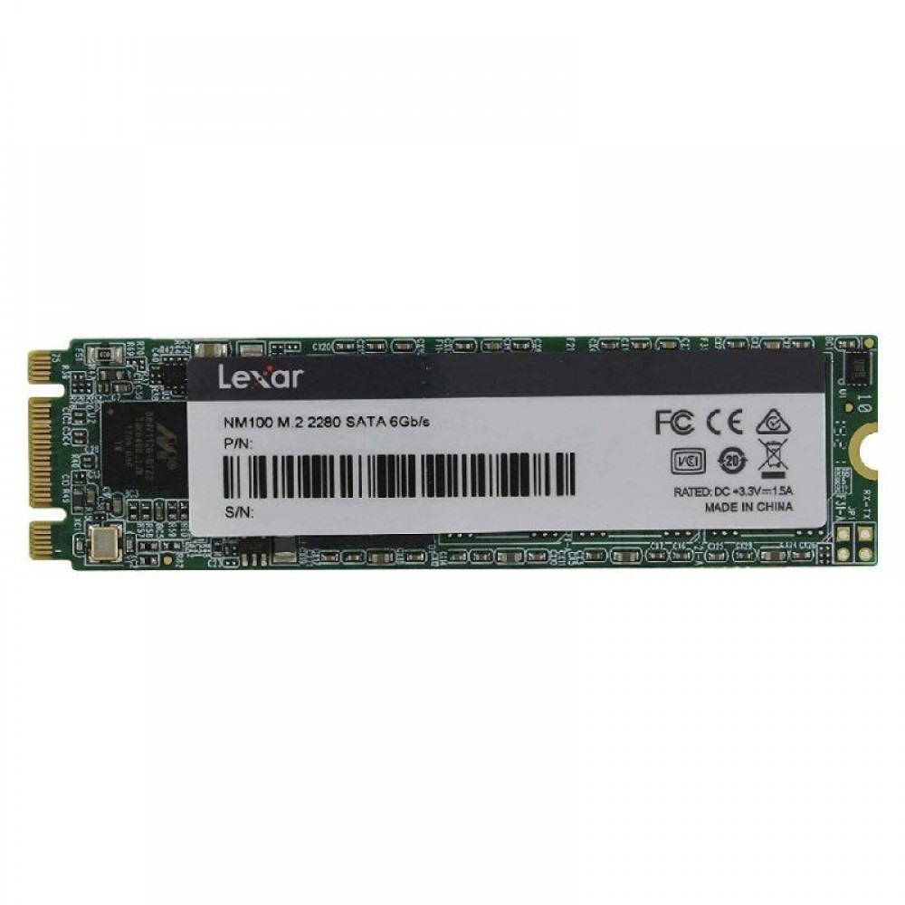 حافظه اس اس دی اینترنال لکسار 128GB مدل NM100 SATA M.2 2280 پارت نامبر LNM100-128RB