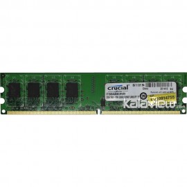رم کامپیوتر کروشیال 2GB مدل DDR2 باس 800MHZ/6400 چین CT25664AA800.M16FH تایمینگ CL6